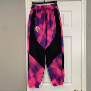 Jordan PSG Warm Up Pant in Psychic Purple & Black Pink Standard Fit Jogger Small